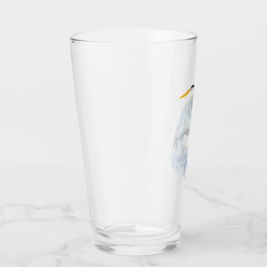 Blue Heron Bird Art Collection Glas (Rechts)