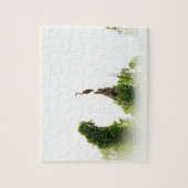 Blue Heron Bird auf der Suche nach einer wundersch Puzzle (Vertikal)