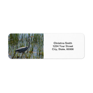 Blue Heron Bird Foto Persönliche Rücksendeadresse