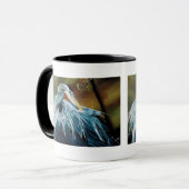 Blue Heron Bird Tasse (Vorderseite Links)