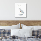 Blue Heron Canvas Print Leinwanddruck (Insitu (Schlafzimmer))