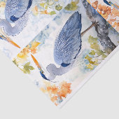 Blue Heron Collage 1 Dekoupage Paper Seidenpapier (Ausschnitt)