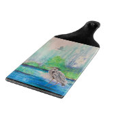 Blue Heron Cutting Board Schneidebrett (Ecke)