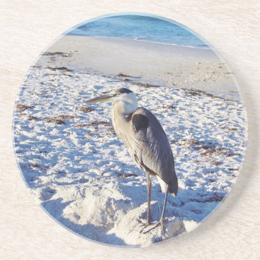 Blue Heron Drink Untersetzer (Vorne)