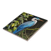 Blue Heron Fliese (Seite)