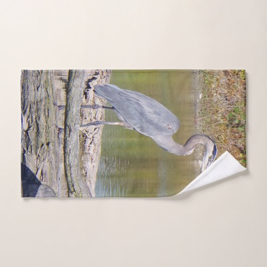 Blue Heron Handtuch Set (Handtuch)