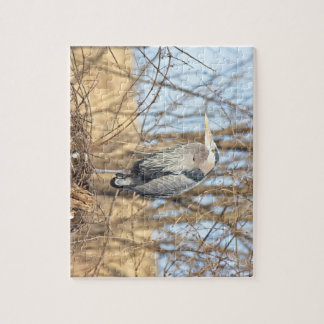 Blue Heron Horizontal Puzzle