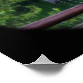 Blue Heron Inspiration Life Zitat Poster (Ecke)