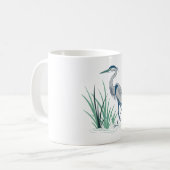 Blue Heron Kaffeetasse (Vorderseite Links)
