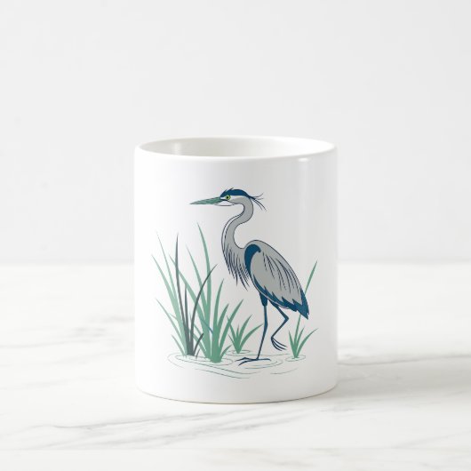 Blue Heron Kaffeetasse (Mittel)