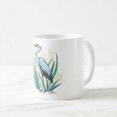 Blue Heron  Kaffeetasse (VorderseiteRechts)