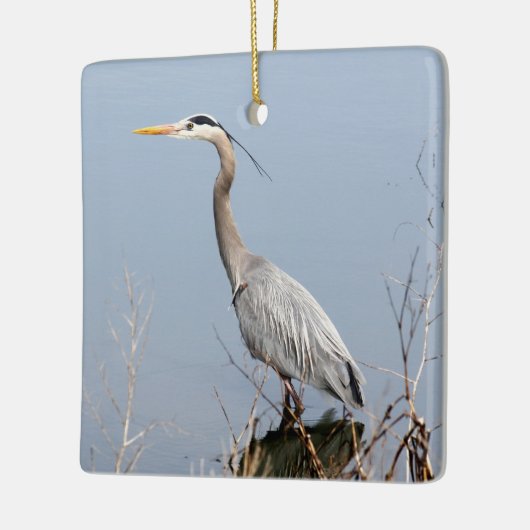 Blue Heron Keramik Keramikornament (Links)