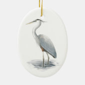 Blue Heron Keramikornament (Hinten)