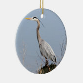 Blue Heron Keramikornament (Rechts)