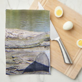 Blue Heron Küchentuch (Viertel Falte)