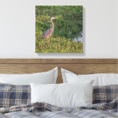 Blue Heron Leinwanddruck (Insitu (Schlafzimmer))