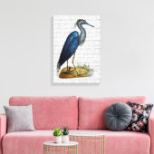 Blue Heron Leinwanddruck (Insitu (Wohnzimmer))