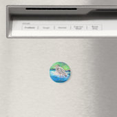 Blue Heron Magnet (In Situ (Geschirrspüler))