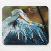 Blue Heron Mousepad (Vorne)