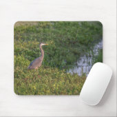 Blue Heron Mousepad (Mit Mouse)