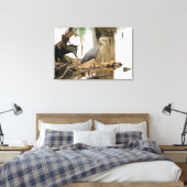 Blue Heron Nature Leinwanddruck (Insitu (Schlafzimmer))