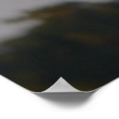 Blue Heron on Tree Oben Poster (Ecke)