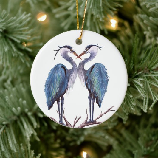 Blue Heron Ornament (Baum)