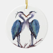 Blue Heron Ornament (Vorne)