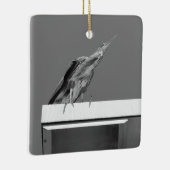 Blue Heron Ornament (Rechts)