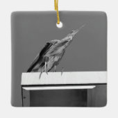 Blue Heron Ornament (Vorderseite)