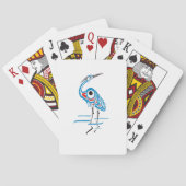 Blue Heron Playing Cards Spielkarten (Rückseite)