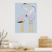 Blue Heron Poster (Küche)