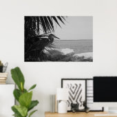 Blue Heron Poster (Heimbüro)