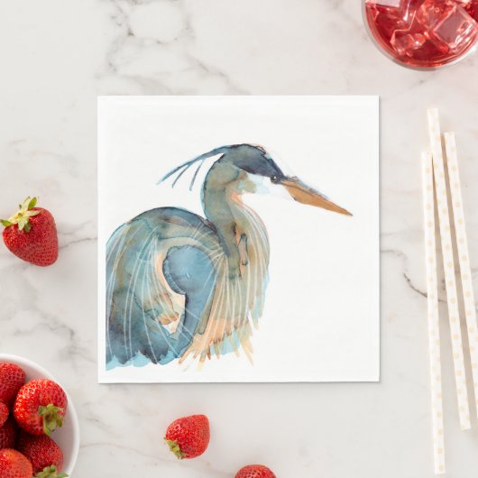 Blue Heron Serviette (Beispiel)