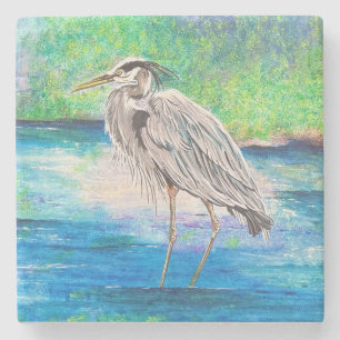 Blue Heron Stone Untersetzer