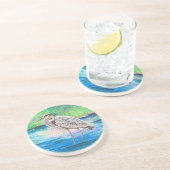 Blue Heron Stone Untersetzer (Seite)