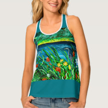 Blue Heron Tank Top