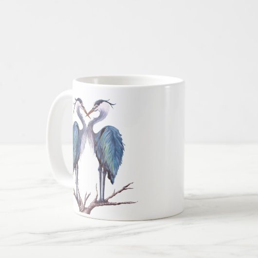 Blue Heron Tasse (Vorderseite Links)