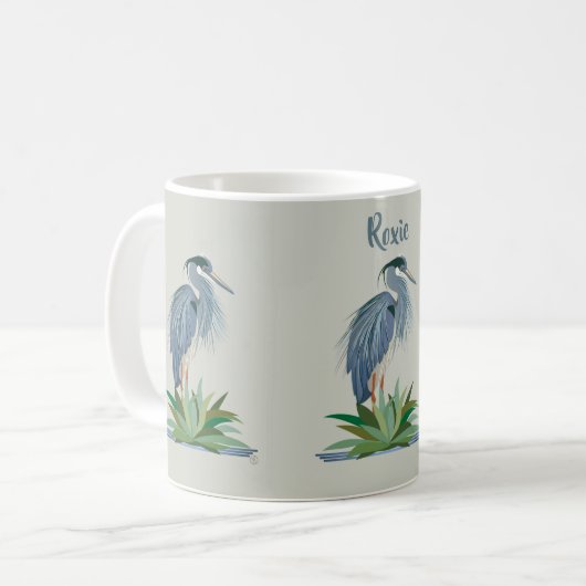 Blue Heron Tasse (Vorderseite Links)