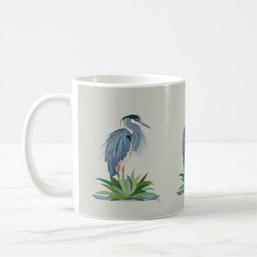 Blue Heron Tasse (Links)