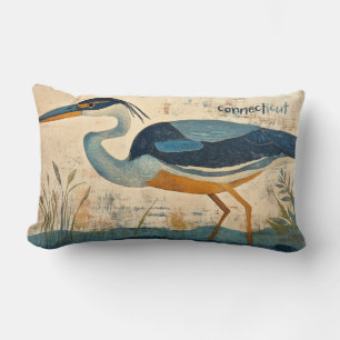 Blue Heron Throw Pillow III Lendenkissen