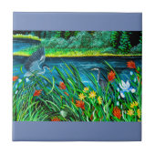 Blue Heron Tile Fliese (Vorderseite)