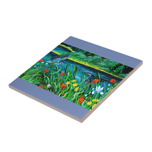 Blue Heron Tile Fliese (Seite)