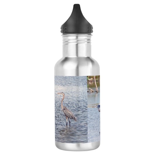Blue Heron Wasserflasche (Links)