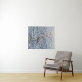 Blue Heron Wassertapestes Wandteppich (Beispiel (Horizontal))