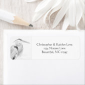 Blue Heron Water Bird Beach Rücksendeadresse (Insitu)