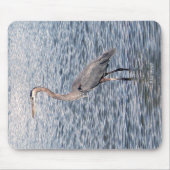 Blue Heron Water Mousepad (Vorne)