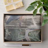 Blue Heron Watercolor Decoupage Seidenpapier (Geschenk)