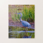 Blue Heron Yellowstone. Puzzle (Vertikal)