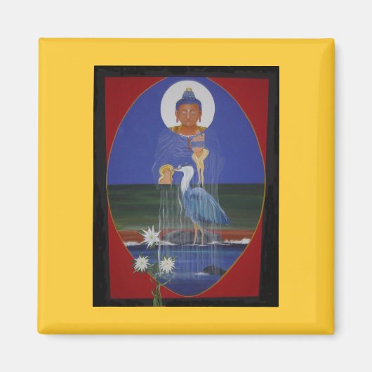 Blue Heron Zen Buddhist Center Magnet (Vorne)